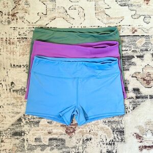 ⏱️ Tough Mode 3” Solid Yoga Shorts (3-Pairs)